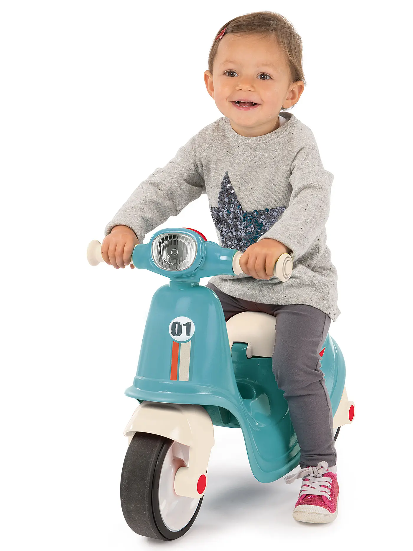 SMOBY | Scooter Laufrad Blau | 